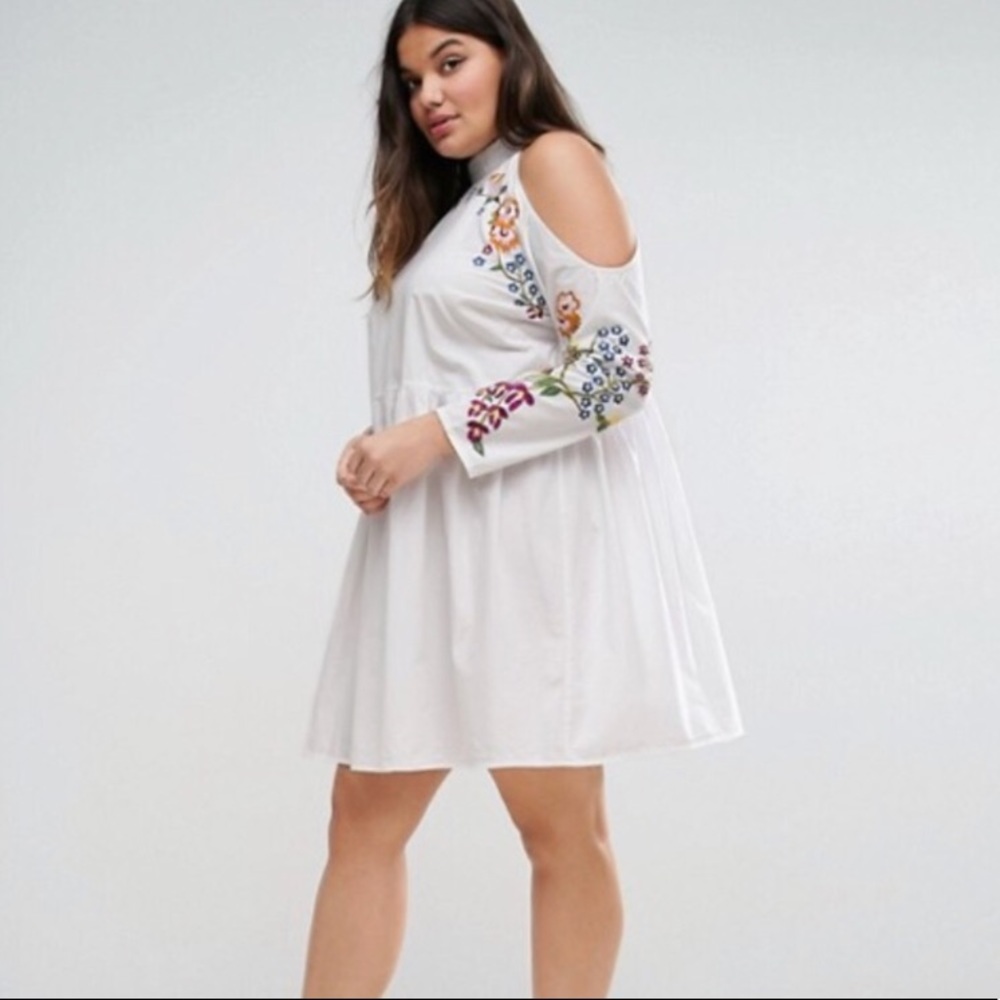 ASOS embroidered dress